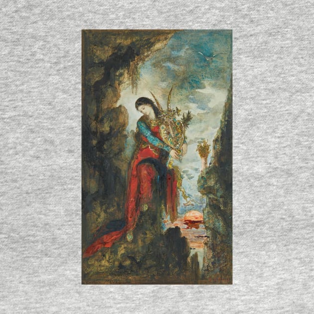 Sappho by Gustave Moreau by Classic Art Stall